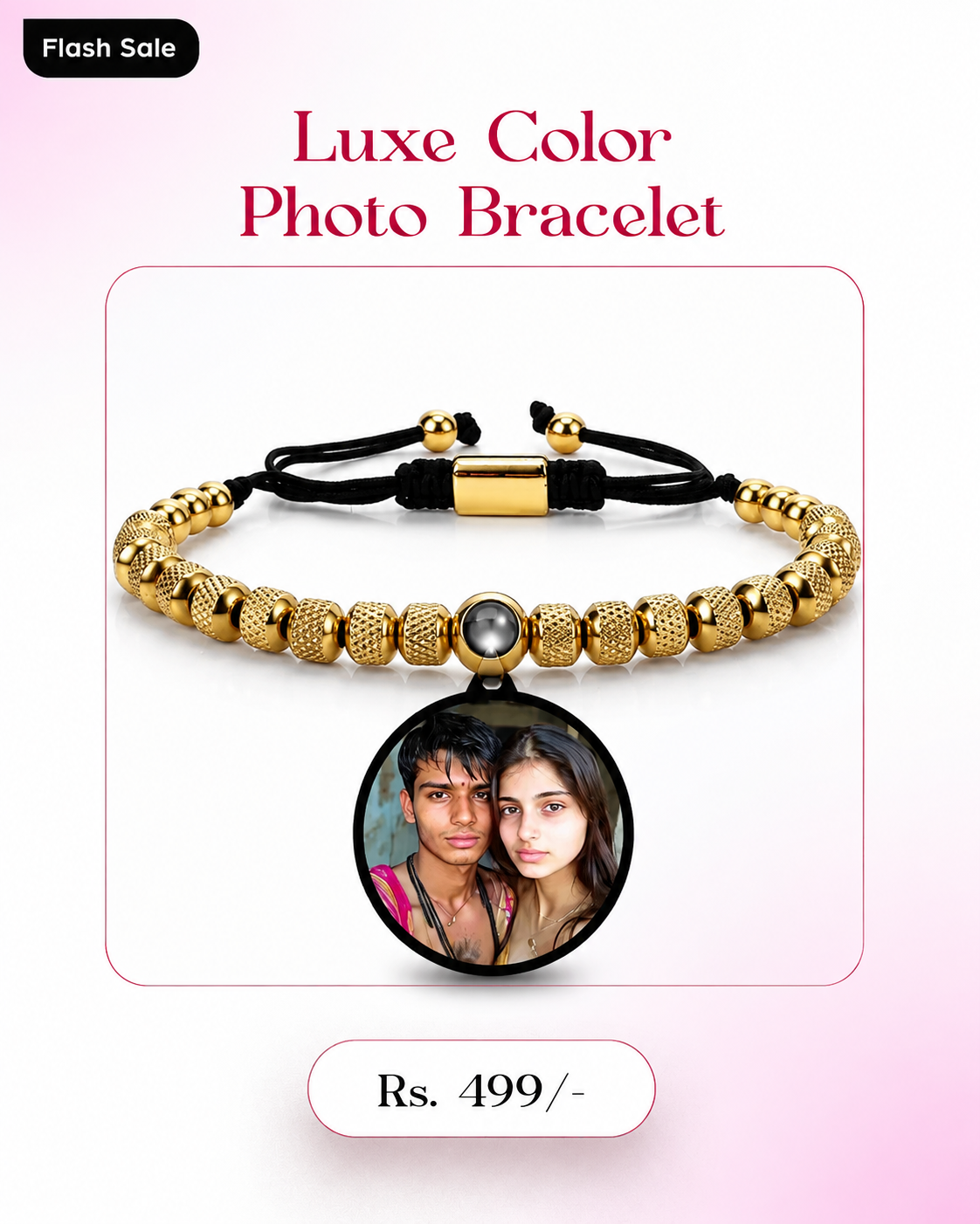 ✨ Photo Projection Bracelet – Carry Your Memories With You ✨