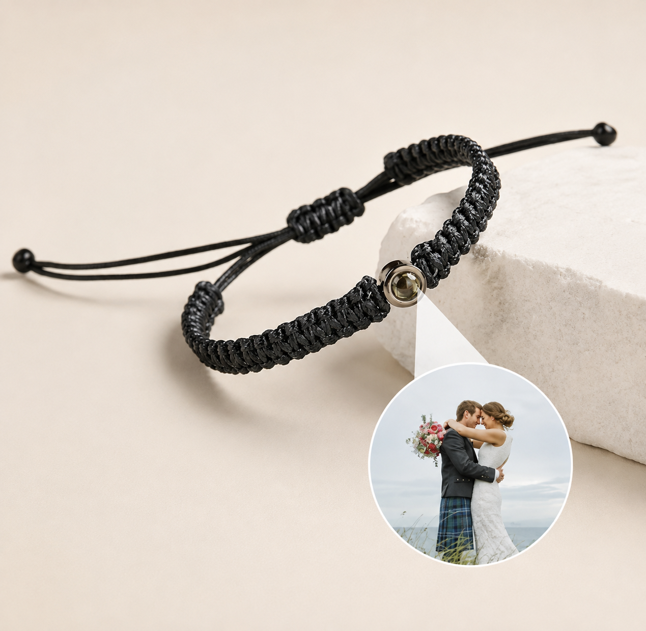 💖 Photo Projection Bracelet – Carry Your Memories With You