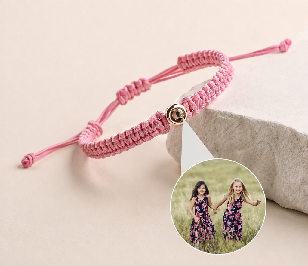 💖 Photo Projection Bracelet – Carry Your Memories With You